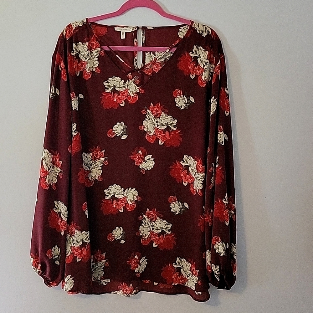 Maurices Floral Top Size 3